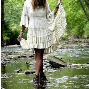 NEW Free People boho lace dress